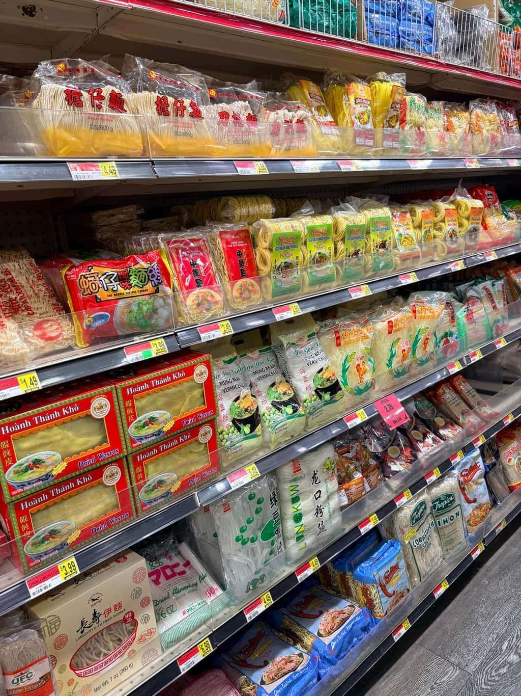 Inside Asian Market Escondido