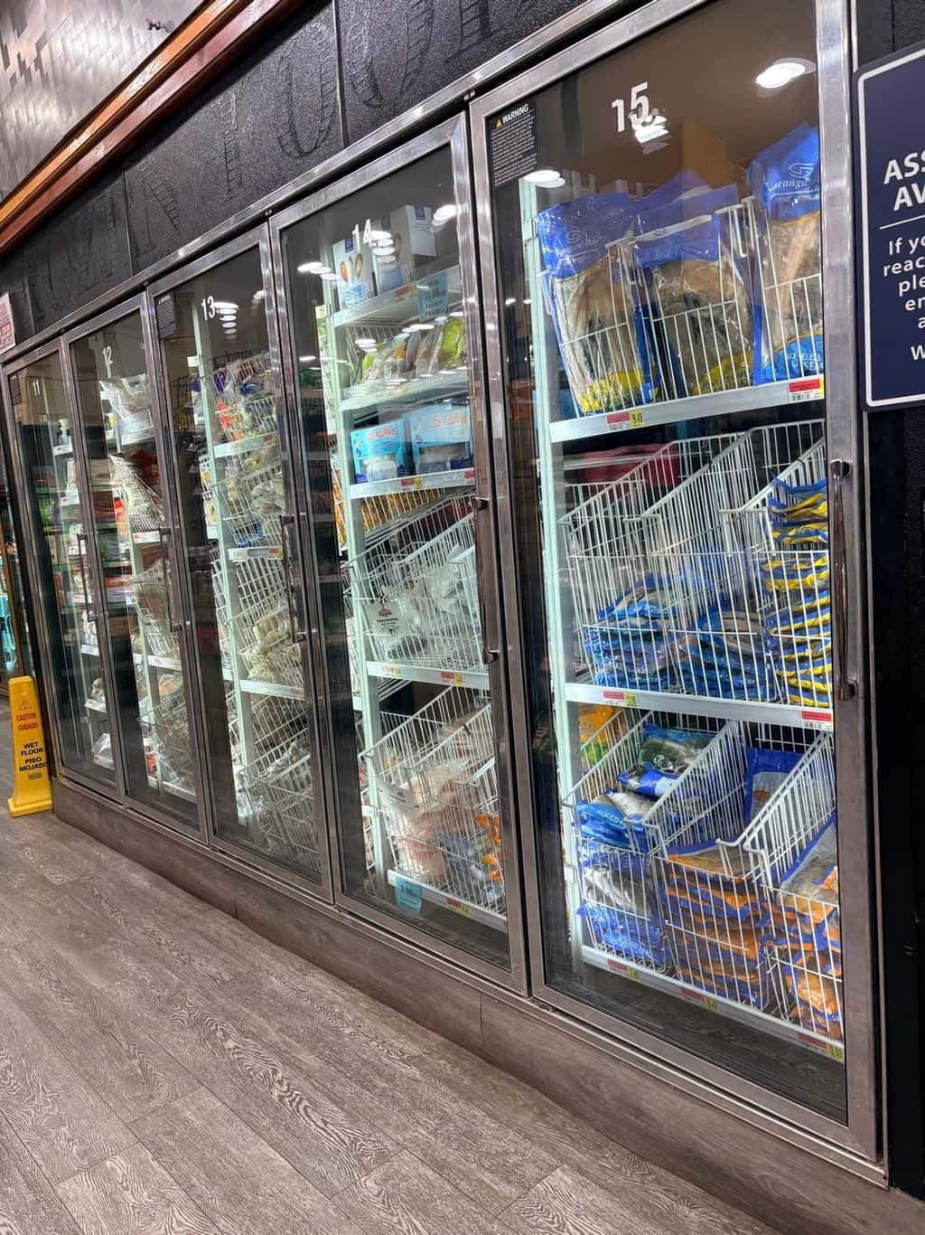 Frozen milkfish and Filipino seafood at Asian Market Escondido