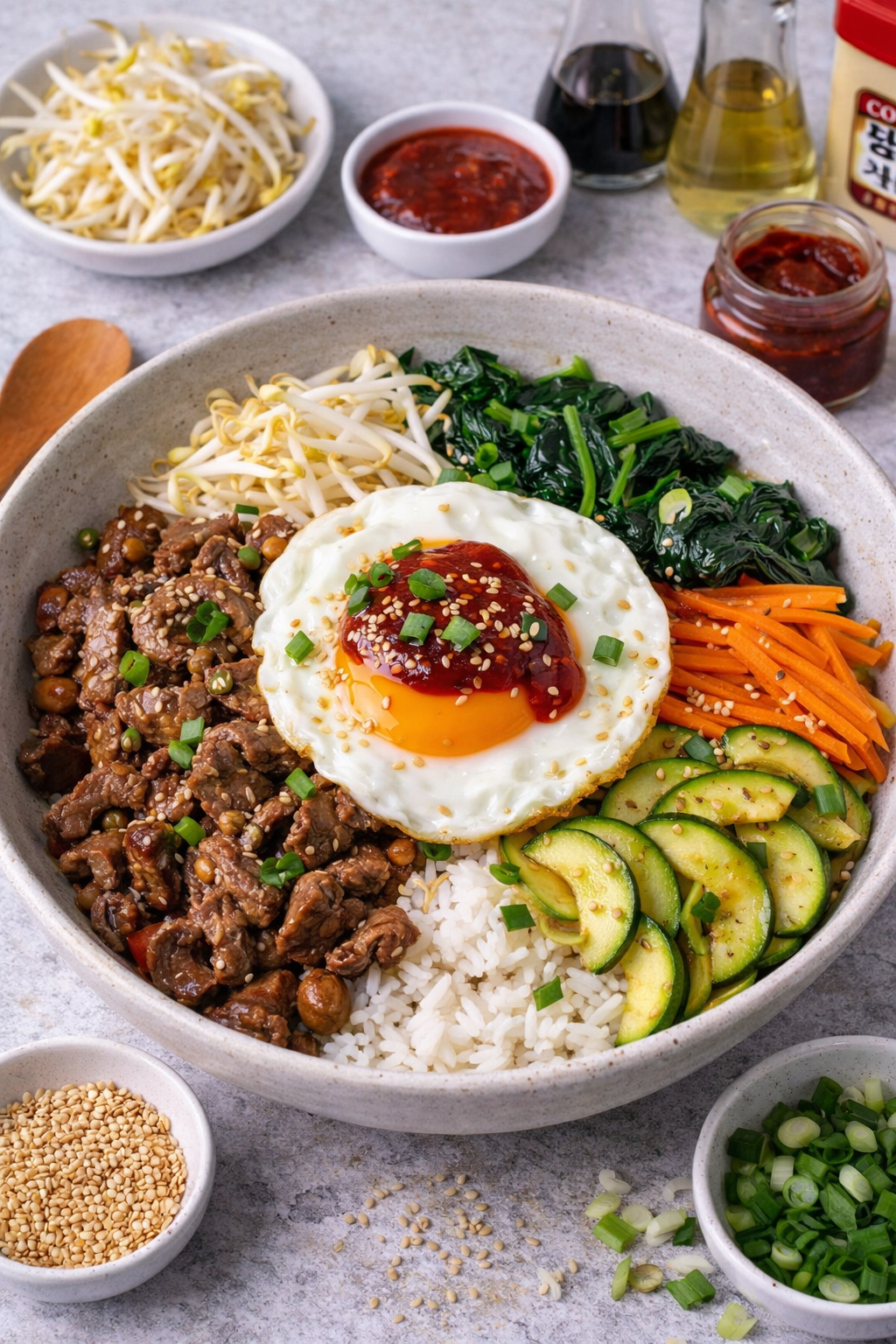 Traditional Korean Bibimbap